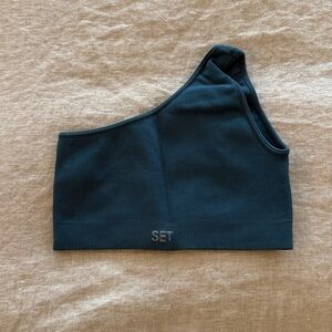 SET Active Teal Blue Sculptflex Sports Bra Size XS